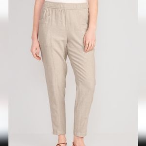 Natural Cream Colored Linen Pants size extra small (XS)
